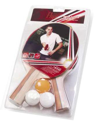 Buy Two bats and Three Balls Table Tennis Set with Blister Package for Recreation at wholesale prices