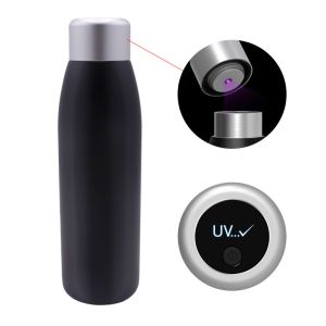 500Ml 304 Stainless Steel Ultraviolet Sterilizing Water Bottle