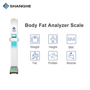 Lcd Screen Bmi Weight Height Machine Fat Electronic Medical Weighing Scale