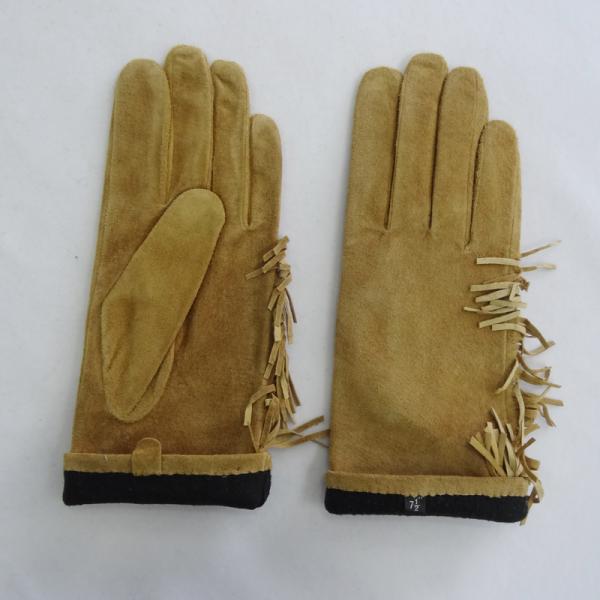 Hot sale sheepskin women leather gloves