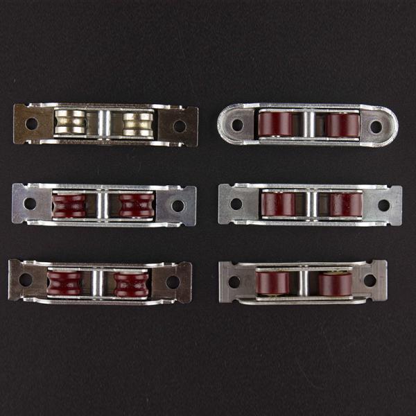 Stainless Iron/Steel 16mm UPVC Window Double Roller Pulley with Sliding Door Window