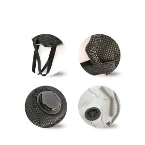 Folding Industrial N95 Particulate Respirator Mask With Breathing Valve