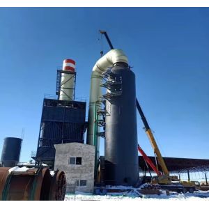 High Purification Efficiency Frp Tower / Ammonia / Acid Mist Scrubbing / Gas