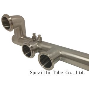 SF1 Welded Polished Sanitary Stainless Tubing Round Straight Welded Rustproof