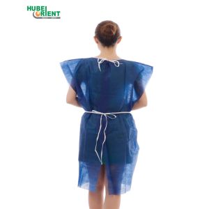 OEM Waterproof PP Nonwoven Surgical Isolation Gown Without Sleeves