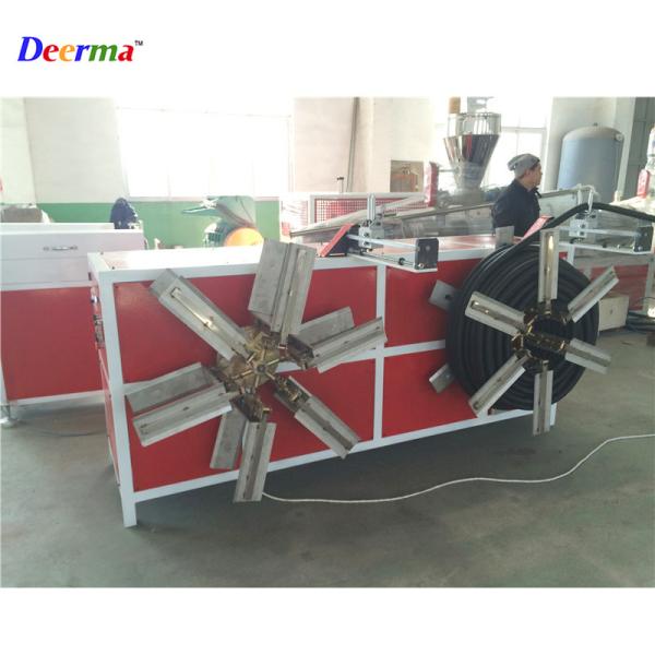 Buy PVC/HDPE Single Wall Corrugated Pipe Making Machine with Actual Consumption Power of About 25kw and OMRON Temperature Meter at wholesale prices