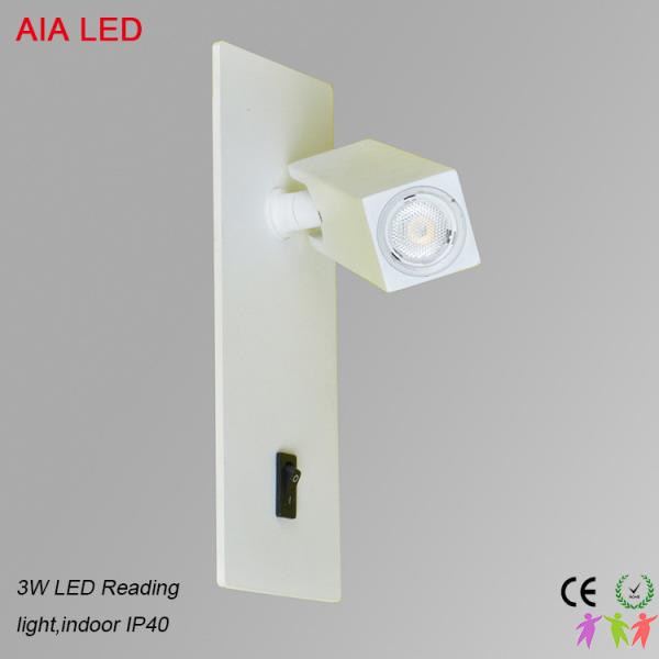 White touch switch dimming modern bedside wall lamp/led reading light headboard wall light for bedroom