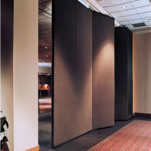 Sliding Folding Partition Walls Melamine Movable Wooden Partition Wall For