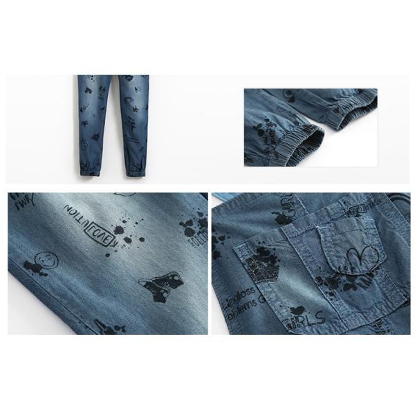 8 - 16 Years Teen Girls Denim Clothes Suspender Jeans Bib Pants Custom Design