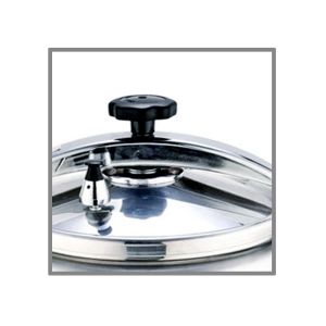 80Kpa Aluminium Pressure Cooker Marble Coated Polished