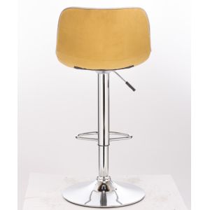 W43xD41xH94-116cm Modern Square Adjustable Height Bar Stools With Back Counter