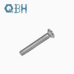 DIN966 Cross Recessed Raised Countersunk Head Screw