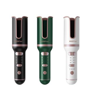 Ceramic Auto Wireless Hair Curler USB Rechargeable Automatic Durable