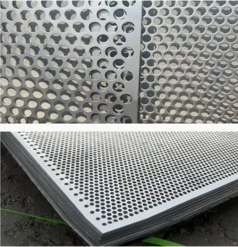 Galvanized Perforated Metal Mesh for Screening Filtering 0.7mm Thickness 4mm