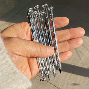 Spiral Twisted Electro Galvanised Nails Galvanized Concrete Steel Nails