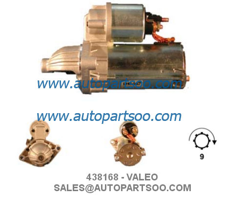 D7RS129 D7RS29 - VALEO Starter Motor 12V 1.7KW 9,11T MOTORES DE ARRANQUE