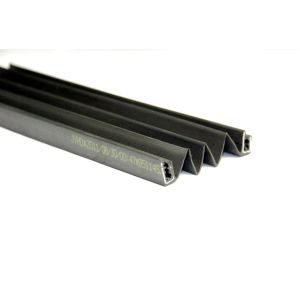 Quality Extruded Rubber Seal TPV + PP + Alumunium alloy spine Material for sale