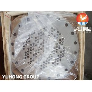 STAINLESS STEEL TUBESHEET PLATE MADE ASTM A240 SS316L CUSTOMIZED