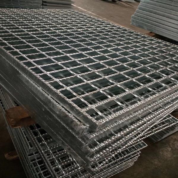 Outdoor Galvanized Walkway Platform grating 5mm thickness Steel Drain Grates