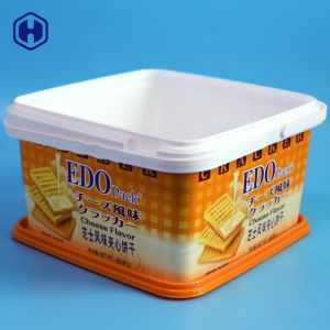 121mm Plastic IML Tubs With Handle Custom Logo