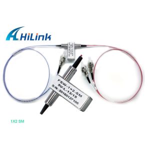 FC Connectors Micro Fiber 1x2 Mechanical Optical Switch SMF For System