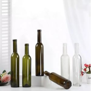 187ml 375ml 750ml Glass Wine Bottles Personalized Custom Industrial Beverage