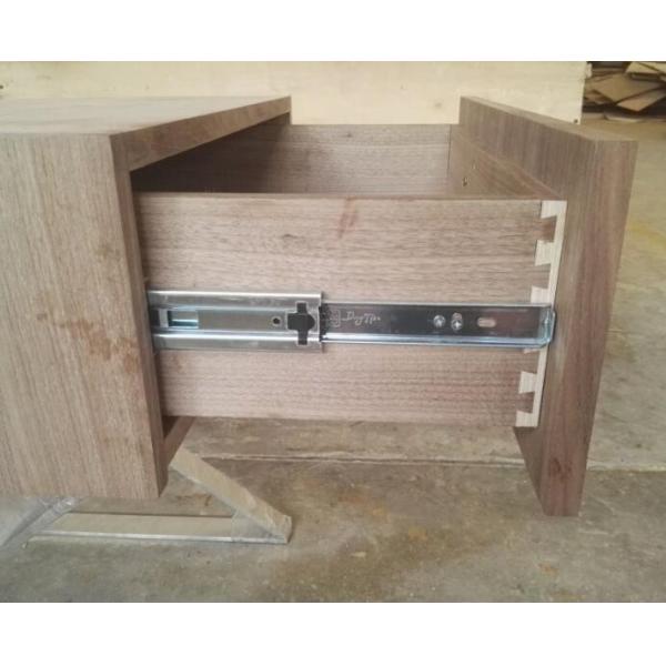 King Size Hotel Bedside Tables Metal Leg Hospitality Case Goods With 100% Sheen