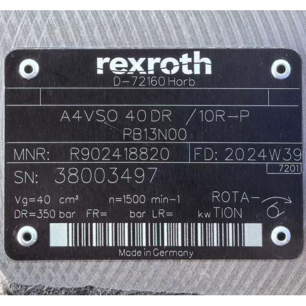 Buy Rexroth A4VSO355 Hydraulic Piston Pump 280 Bar 1800 RPM at wholesale prices