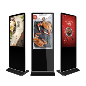 Floor Standing Advertising Interactive 55 Inch Kiosk