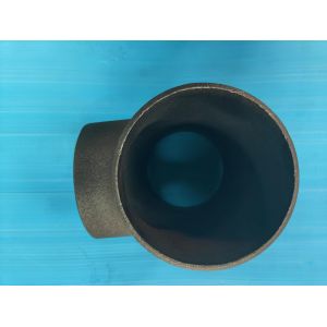 Ss304 Ss321 Ss316l Carbon Steel Reducing Tee Black Painting 4 Inch