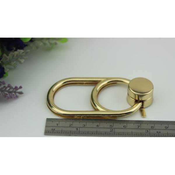 New style luxury bag accessories hardware light gold metal twist locks