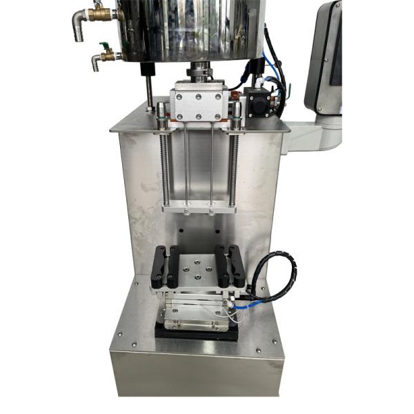 Semi-Automatic Lip Gloss Filling Machine Two Head Lip Gloss Quantitative Filling