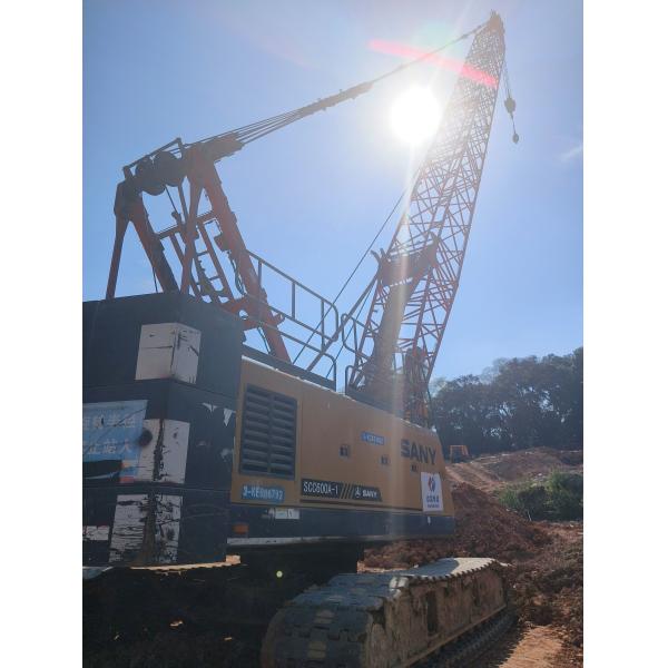 2019 SANY 60 Tons Used Crawler Crane ISO9001 Certified 40m Lifting Height