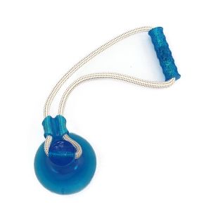 Rubber 15cm Durable Bite Dog Suction Cup Ball Toy Set