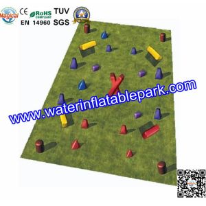 Quality PVC tarpaulin Inflatable Paintball Bunker , Inflatable Bunkers Paintball for sale
