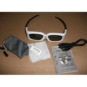 Home Theater DLP Link 3D Glasses 120hz 2.2ma High Transmittance