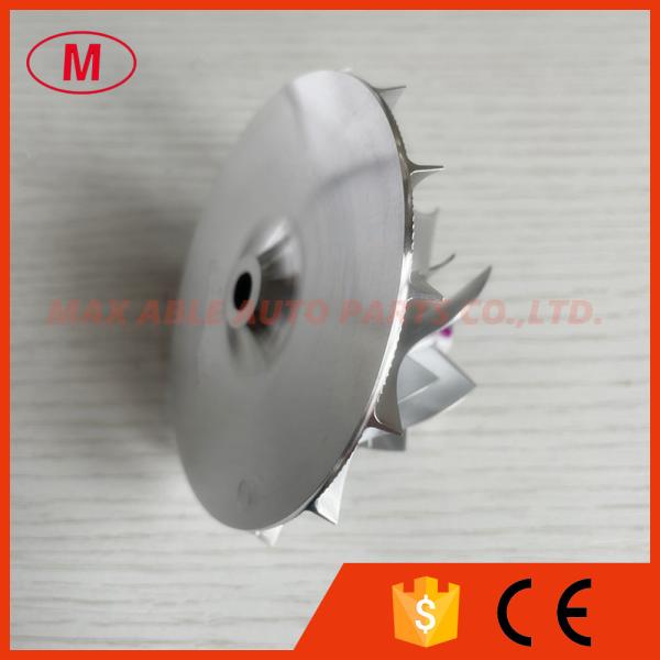 K27 50.12/80.93mm 7+7 blades high performance turbo milling/aluminum 2618/billet compressor wheel