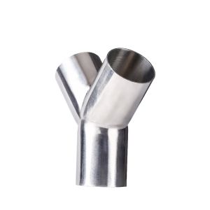 RTS Sanitary Stainless Steel 304 316 Pipe Fitting Tri Clamp Welding Wyes Tee Y