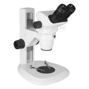 Quality Binocular Compound Stereo Zoom Microscope With 300MM Vertical Sector Base for sale