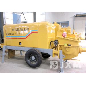 China Stable Performance Trailer Mounted Concrete Pump HBTS90-18 on sale