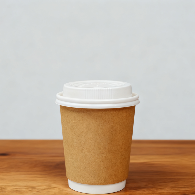 Customized printed logo eco-friendly food grade disposable single and double wall coffee paper cup