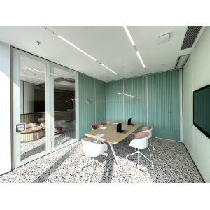 Class A Fire Resistant Movable Wall Partitions Soundproofing Aluminum Alloy