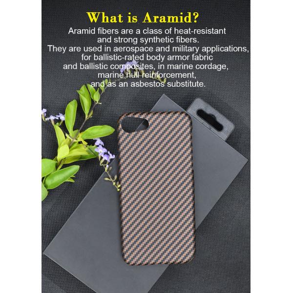 Slim And Sleek Design Aramid Fiber Phone Case For iPhone SE