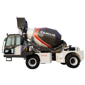 4m3 Automatic Concrete Mixer Machine 5800L Trailer Mounted Volumetric Concrete