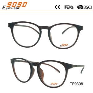 Hot sale Oval TR90 optical frame ,single color,suitable for men and women,