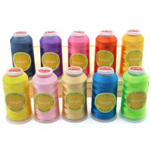 China 4000 Yard 120d/2 Polyester 100% Lot Stock Industrial Embroidery Sewing Thread for Embroidery Machine on sale