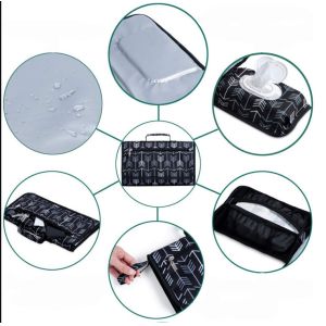 Breathable Waterproof Changing Pad For Baby Travel 35*25cm