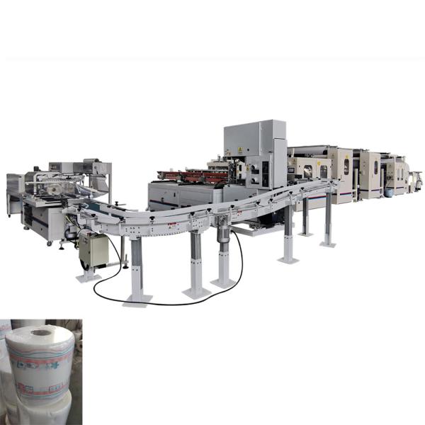 Full Automatic Shrink Film Package Industrial Maxi Roll Making Machine