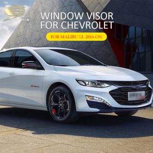 2018 Dark Smoke Window Visor Rain Guard For Chevrolet Malibu Xl 2016 On PMMA