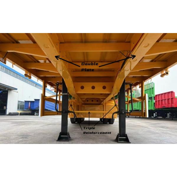 40 Foot Flatbed Semi Trailer for Sale in Zimbabwe | 3 Axle Flatbed Semi Trailer Manufacturers